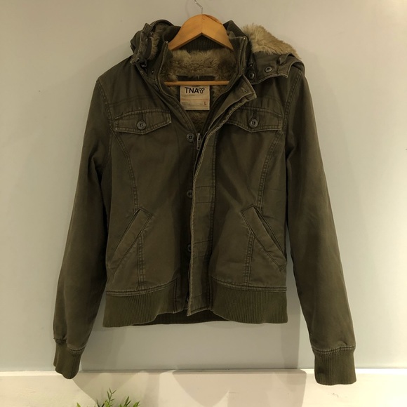 TNA Jackets & Blazers - TNA || Green Winter Coat